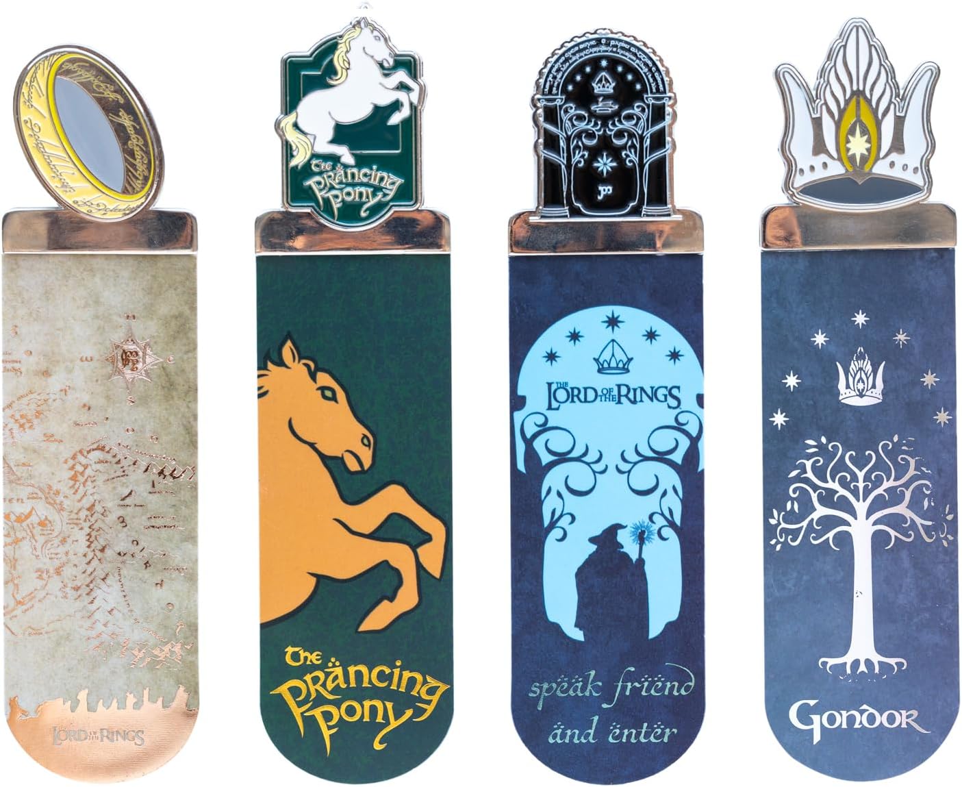 Lord of the Rings Set of 4 Bookmarks