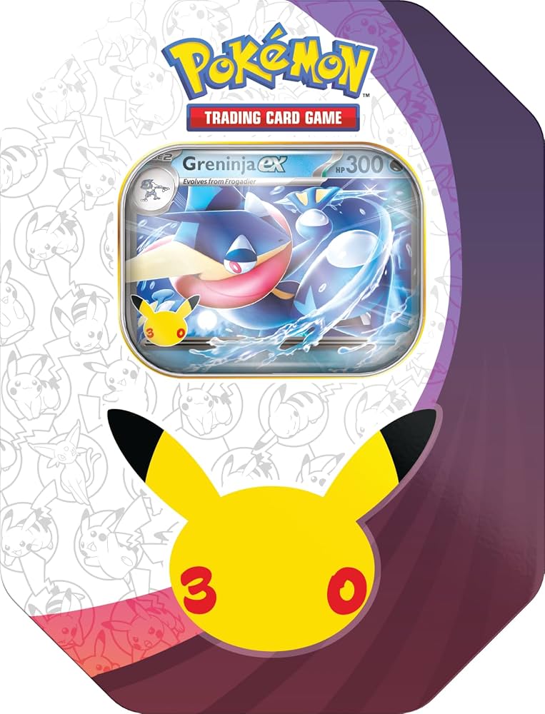Pokémon TCG: ex Tin - Greninja - 30th Celebration