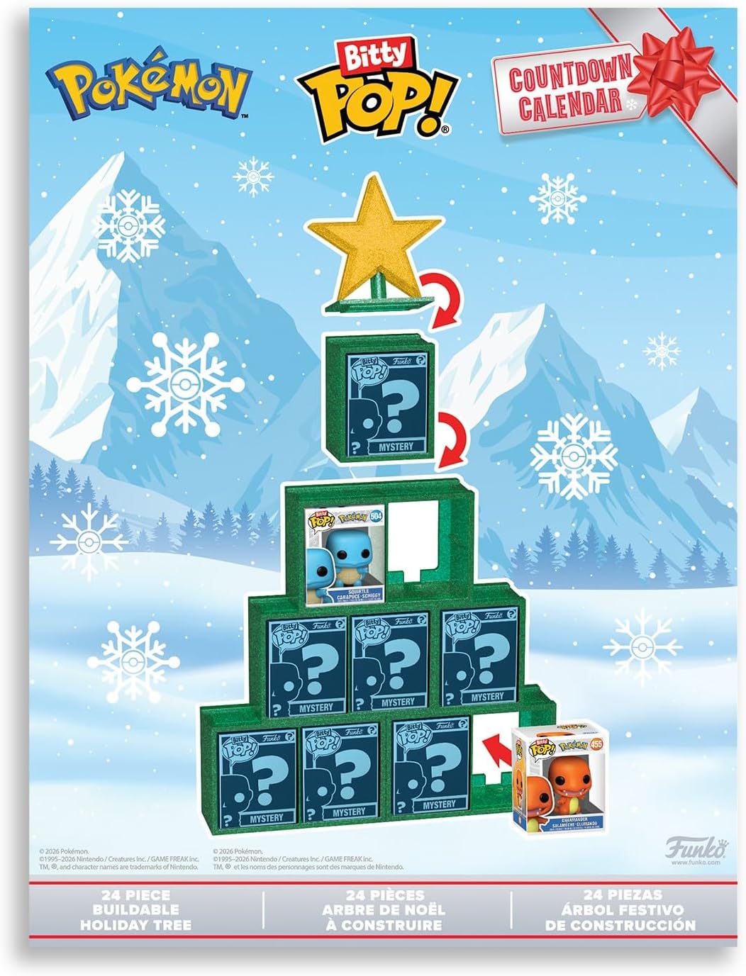 Bitty POP! Countdown Calendar: Pokemon