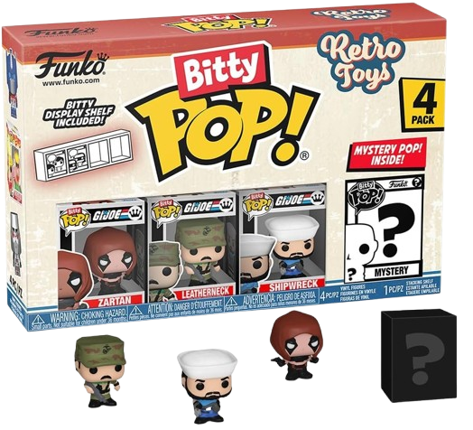 Bitty POP! Retro Toys - G.I. Joe 4-Pack