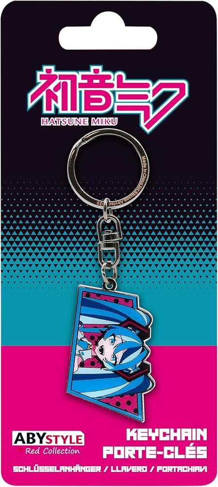 Hatsune Miku Keychain ~Polka dots~
