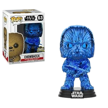 POP! Star Wars: Chewbacca 63 Blue Chrome