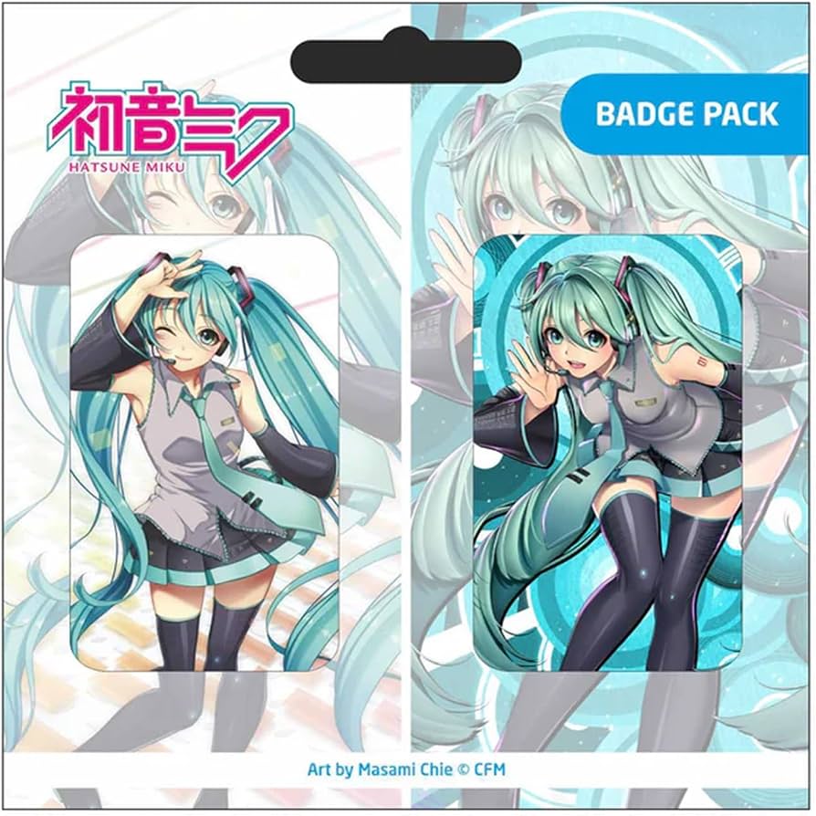Hatsune Miku (Art by Masami Chie) Badge Pack
