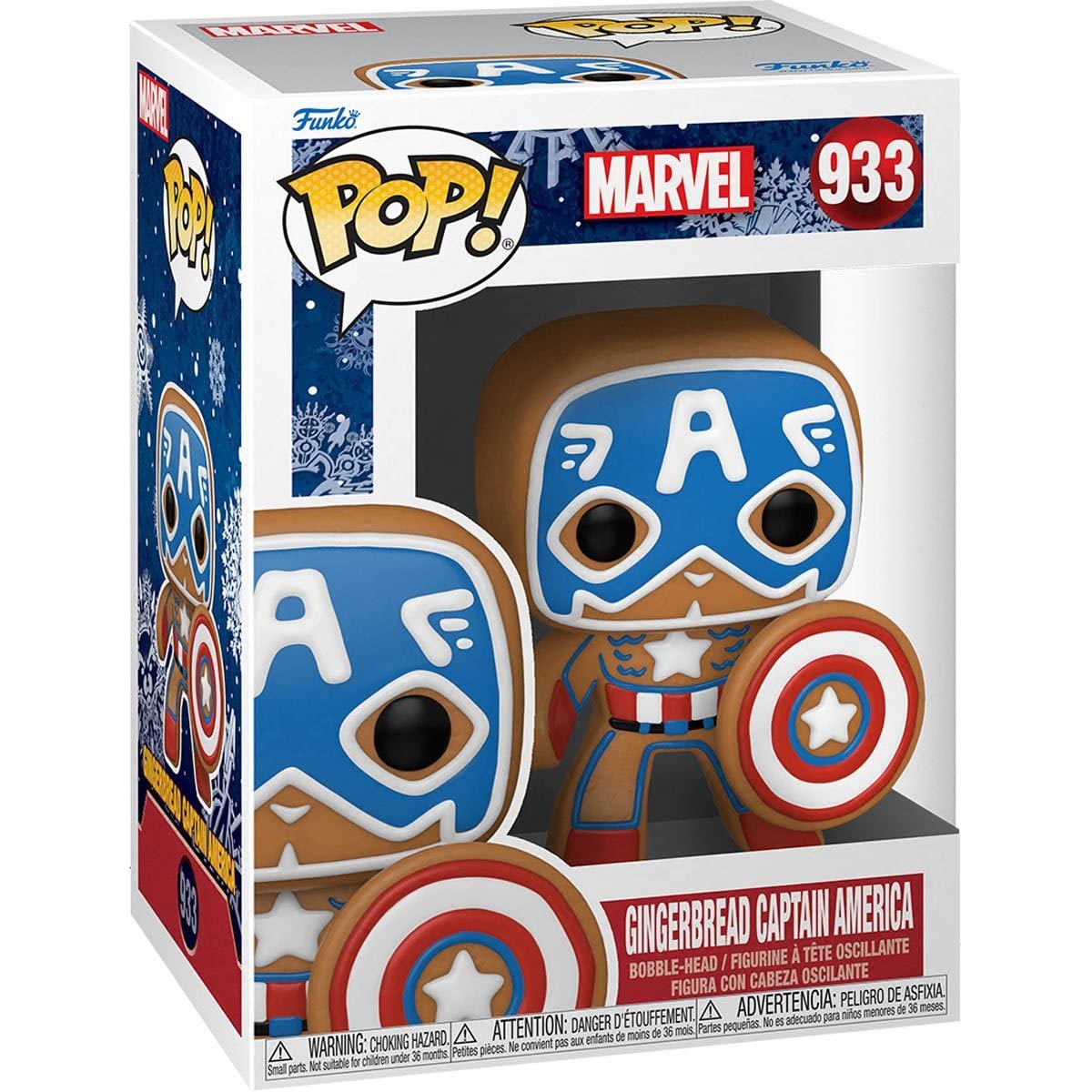 POP Marvel: Holiday - Gingerbread Capt America 933