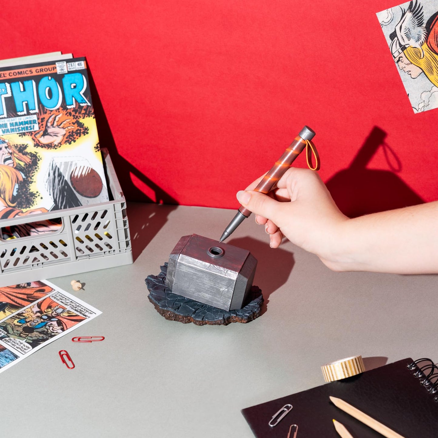 Marvel Thor Hammer Pen and Holder