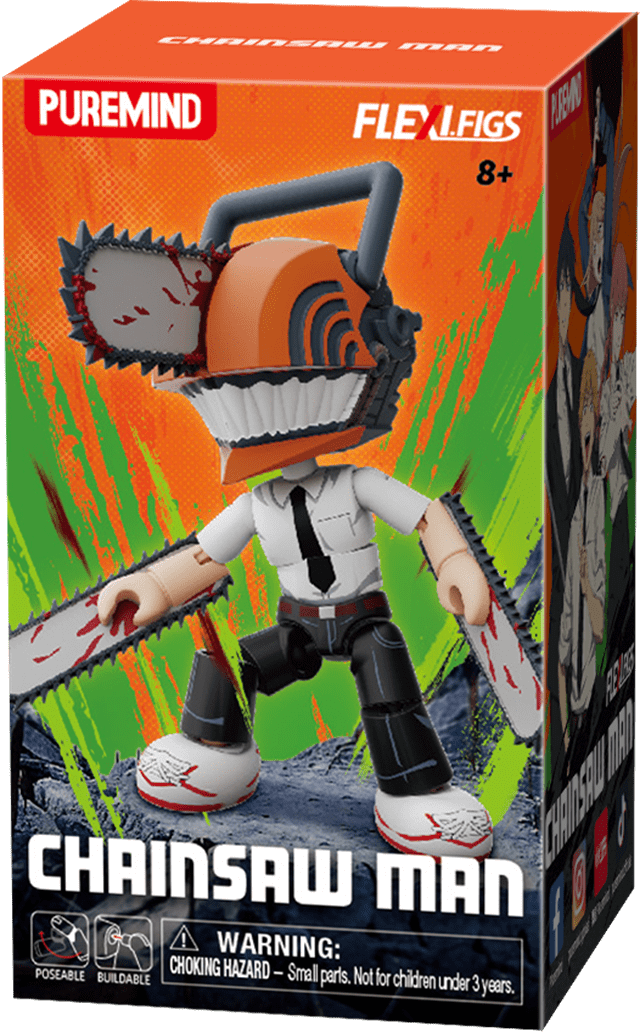Chainsaw Man Flexi Figs Demon Hunter Squad