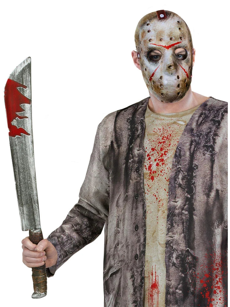 Friday The 13th Jason Voorhees Machete & Mask Kit