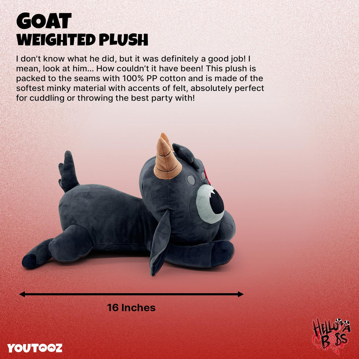 Youtooz - Helluva Boss: Goat Weighted Plush