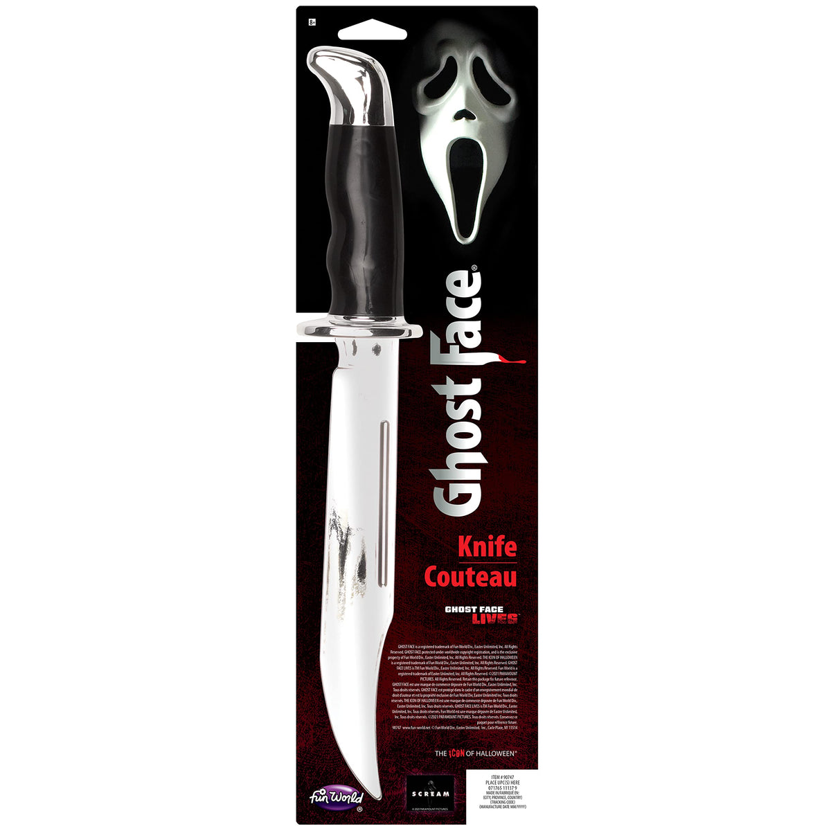 Scream - GhostFace 33cm Bowie Knife