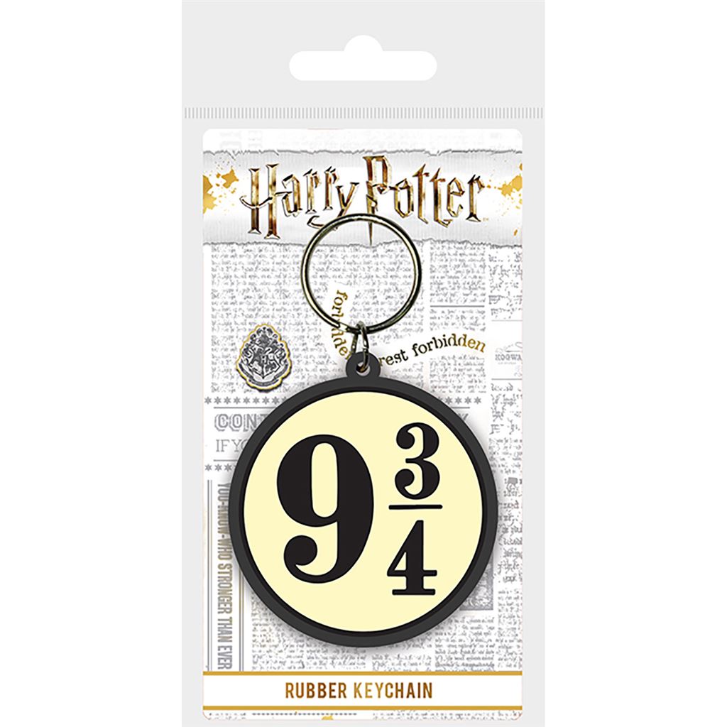 Harry Potter Rubber Keychain (Platform 9 3/4)