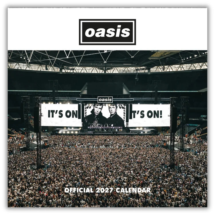 Oasis 2027 Official Square Wall Calendar