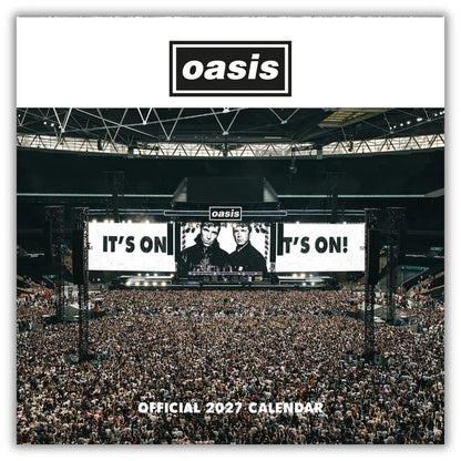 Oasis 2027 Official Square Wall Calendar
