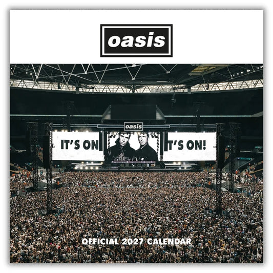 Oasis 2027 Official Square Wall Calendar