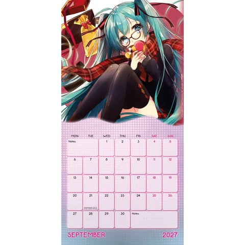 Hatsune Miku 2027 Square Wall Calendar