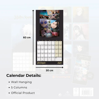 Jujutsu Kaisen 2027 Official Square Wall Calendar