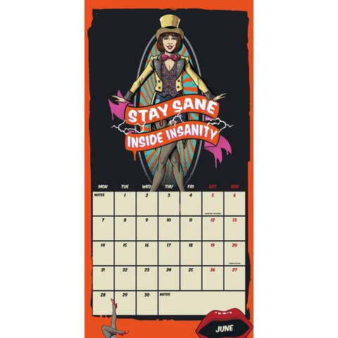 Rocky Horror Show Official 2027 Square Calendar