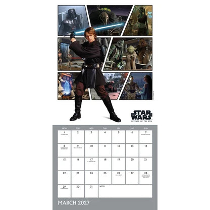 Star Wars Official 2027 Square Wall Calendar