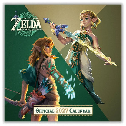 The Legend of Zelda 2027 Official Square Wall Calendar