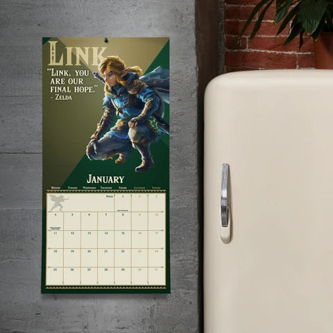 The Legend of Zelda 2027 Official Square Wall Calendar