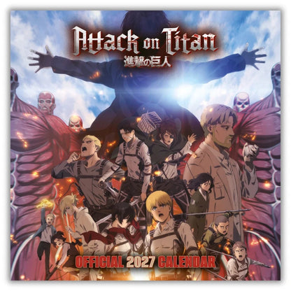 Attack on Titans Official 2027 Square Wall Calendar