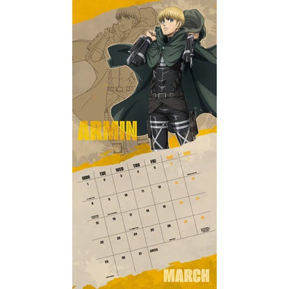 Attack on Titans Official 2027 Square Wall Calendar