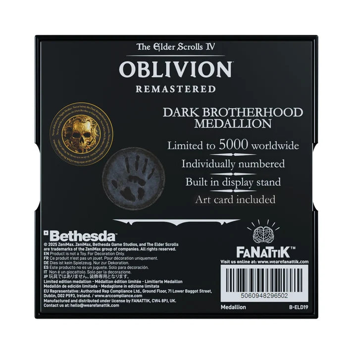 Elder Scrolls IV: Dark Brotherhood Medallion