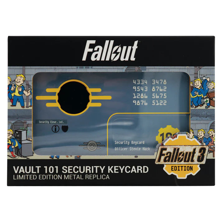 Fallout 3 Vault 101 Limited Ed Security Keycard