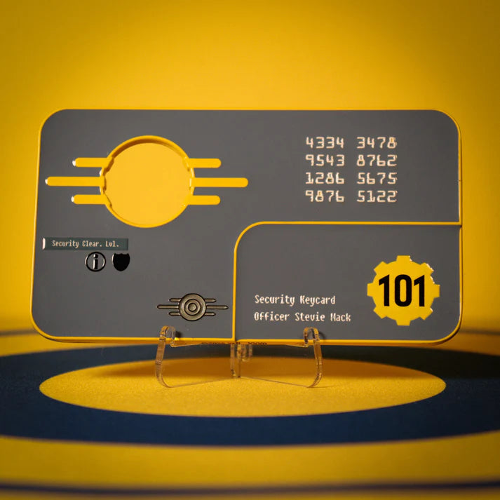 Fallout 3 Vault 101 Limited Ed Security Keycard