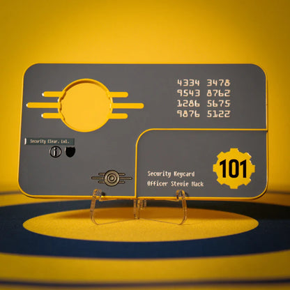 Fallout 3 Vault 101 Limited Ed Security Keycard