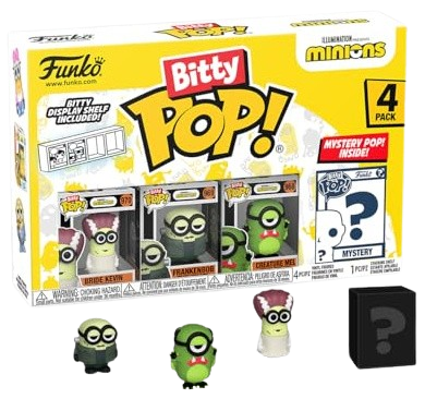 Bitty POP! Minions - Bride Kevin 4-Pack