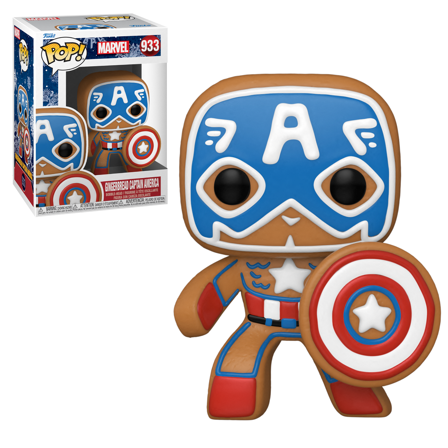 POP Marvel: Holiday - Gingerbread Capt America 933