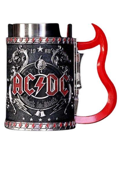 ACDC Back In Black Tankard