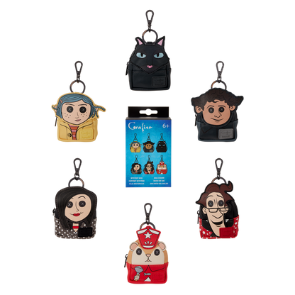 Loungefly Coraline Mystery Mini Backpack Key Charm