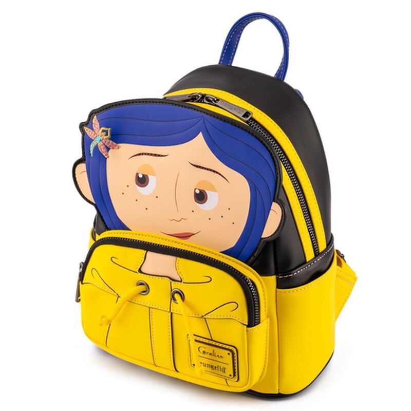 Loungefly: Coraline Rain Coat Cosplay Backpack
