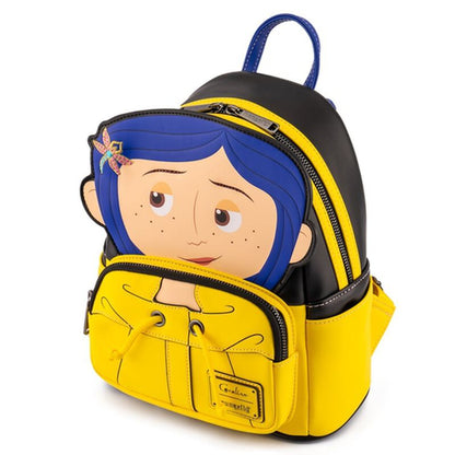 Loungefly: Coraline Rain Coat Cosplay Backpack