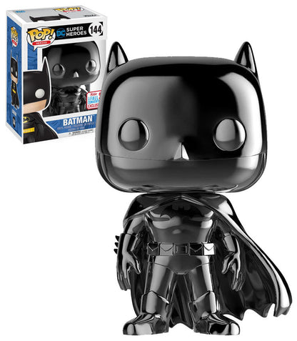 POP: DC Super Heroes: Batman 144 Chrome 2017 NYCC