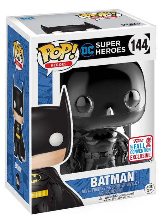 POP: DC Super Heroes: Batman 144 Chrome 2017 NYCC