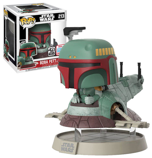 POP:Deluxe: SW: Boba Fett With Slave 1 NYCC 2017