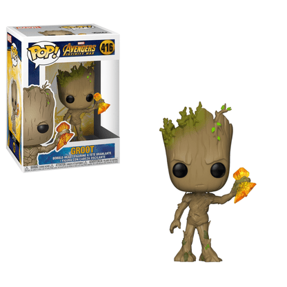POP Marvel: Infinity War S2- Groot w/ Stormbreaker