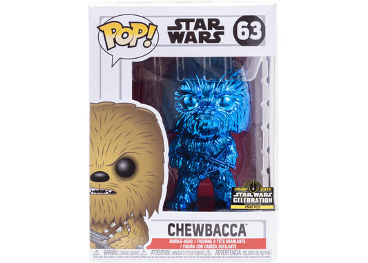 POP! Star Wars: Chewbacca 63 Blue Chrome