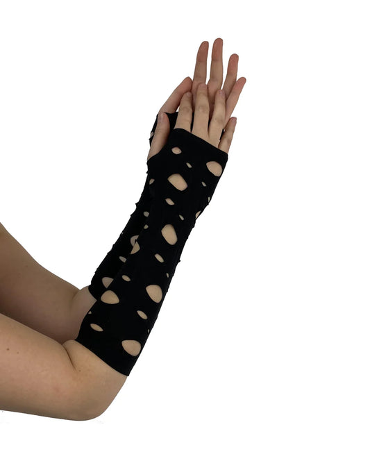 Hole Sleeve Gloves
