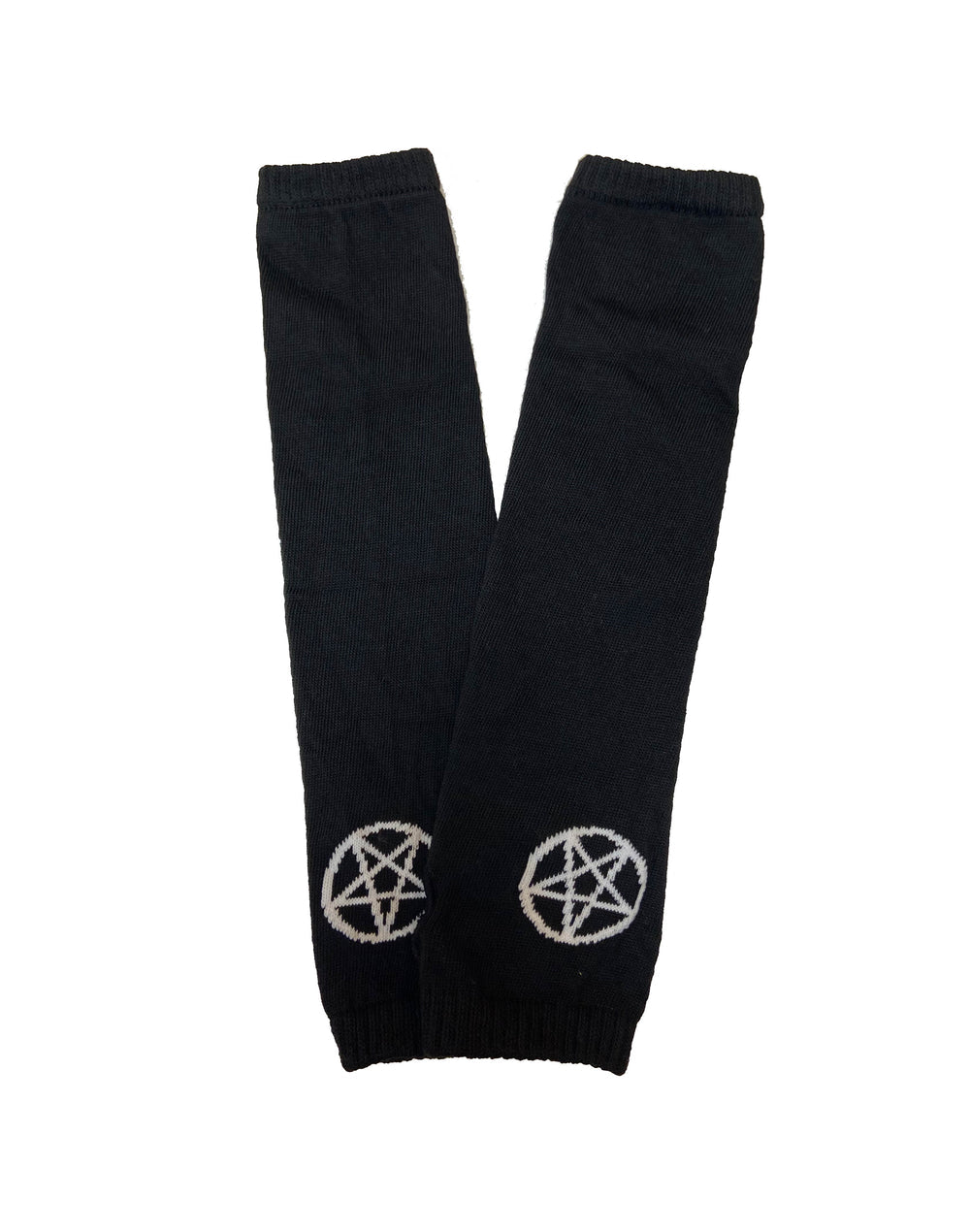 Knitted Pentagram Fingerless Gloves