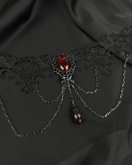 Lace Bow Choker