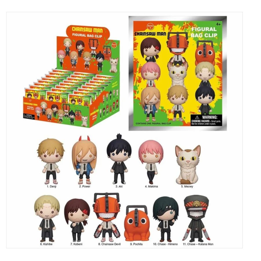 Chainsaw Man Series 1 Bling Bag Clips
