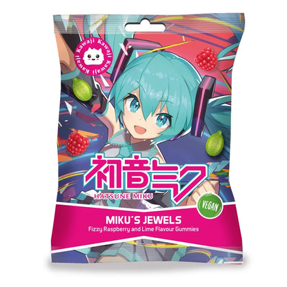 Hatsune Miku's Jewels Lime and Raspberry Gummies