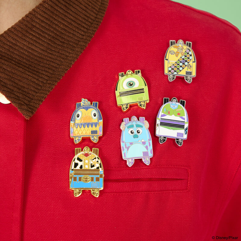 Loungefly: Pixar Characters Mini Backpack Pins