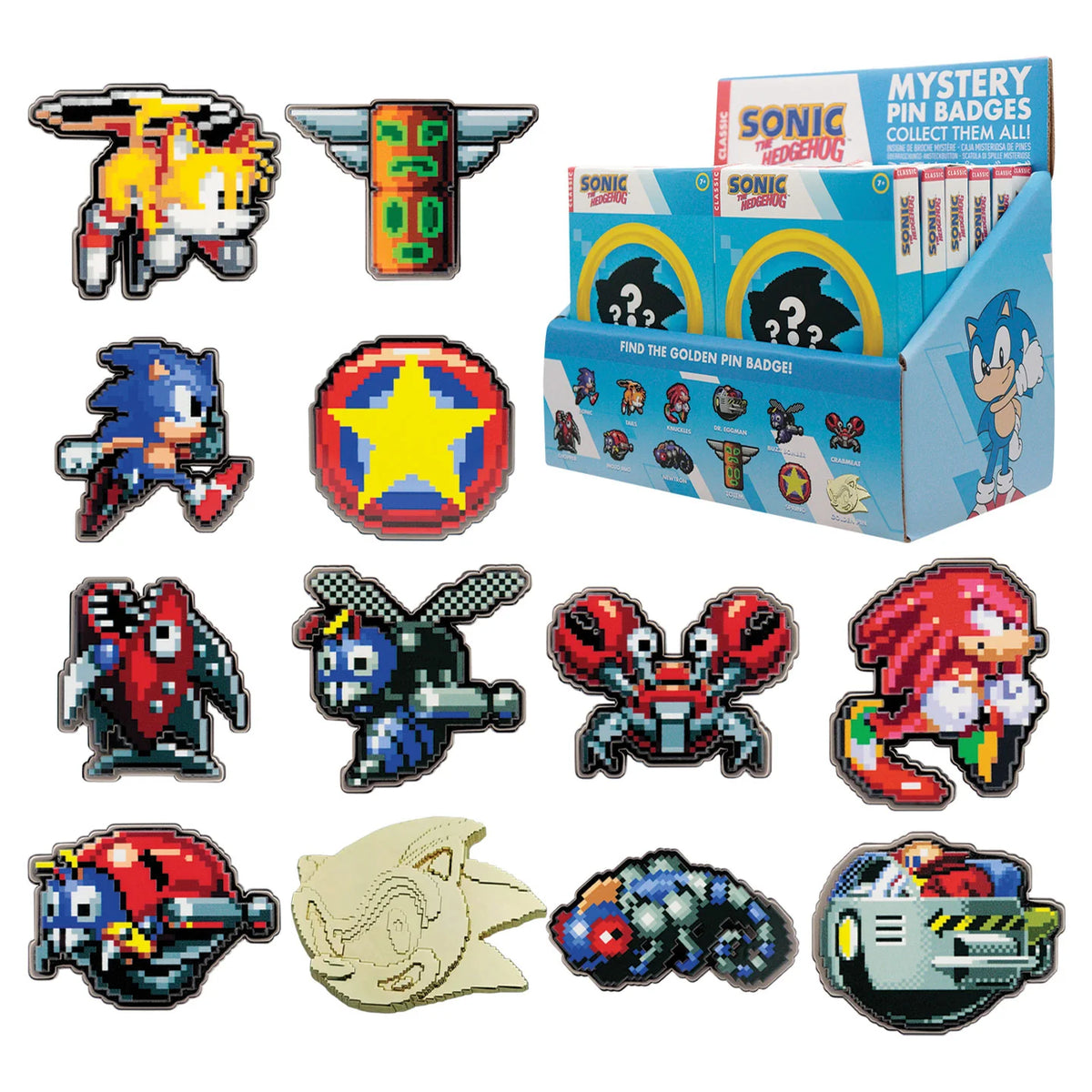 Sonic The Hedgehog Mystery Pin Badges