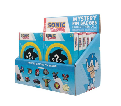 Sonic The Hedgehog Mystery Pin Badges