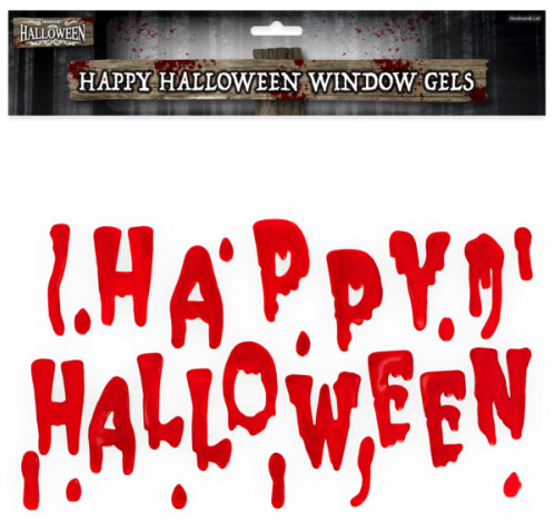 Happy Halloween Window Gel Clings