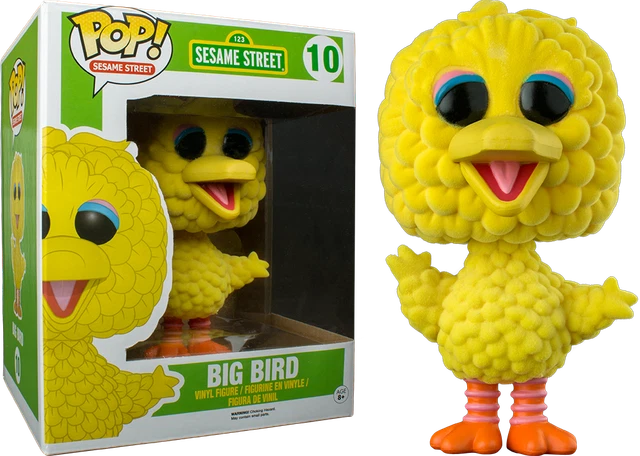 POP: Sesame Street: 6~ Big Bird (Flocked)
